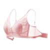 Ropa Interior Termocromática de Látex Natural para Mujeres con Senos Grandes y Copas de Orejas de Conejo Sin Aros, Ropa Interior Cómoda