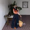 Pantalones casuales de alta gama, holgados, de moda de verano 2026, para chica hot retro americana, dulces y muy guapos