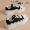 Sapatos Brancos de Cadarço de Couro Bovino de Primeira Camada para Mulheres, Verão, Finos, Respiráveis, Casuais, Esportivos, Versáteis, Sapatos Plataforma de Solado Grosso
