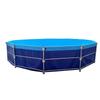 Tanque de aquicultura de grande escala ao ar livre tanque de peixes tanque de lagostim tubo galvanizado redondo lona grossa de PVC tanque de água para aquicultura