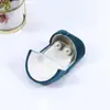 Caja de Terciopelo con Broche de Presión de Doble Apertura, Elegante Caja de Joyería, Set de Cajas para Anillo, Arete, Pulsera, Collar, Al Por Mayor en Stock