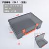 Caja de Piezas Transparente Negra de PP Caja de Almacenamiento de Ferretería Juguete de Bloques de Construcción para Sala de Estar Estuche Portátil con Tapa Caja de Herramientas