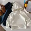 Ropa Infantil Bora Niños y Niñas Ropa Interior Invierno Bebé Beige Camiseta Superior Otoño Niños Sudadera con Capucha Manga Larga Ropa Cálida