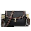 Bolso cuadrado pequeño para mujer, bandolera retro de moda 2023, bolso de hombro con contraste de color, bolso cruzado sencillo y combinable.