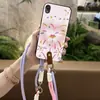 Adecuado para Funda de Teléfono Móvil Moto Carcasa Blanda Correa de Mano Bolso de Moda Versión Q Textura de Pulsera Silicona Digital Creativo Dos Tonos