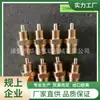 Manguera de PU Conector Rápido Neumático, Tubo de Cobre de Bloqueo con Tuerca, Giro Rápido Neumático Recto con Rosca Exterior, Giro Rápido de Cobre