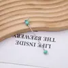 Nuevo Varilla Metálica con Cuentas DIY Multicolor Electrochapado UV Llavero de Varilla con Cuentas Accesorios para Equipaje Colgante Venta al por Mayor