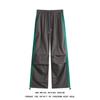 Pantalones casuales holgados de estilo coreano para hombre, pantalón de pierna ancha, a la moda, combinable con todo, de verano, con colgante fino, novedad de 2024