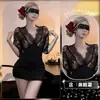 Ouvindo Bêbado Encanto do Vento Lingerie Plus Size Saia Sexy de Renda Colada ao Corpo Uniforme de Secretária Tentação Transparente Não Precisa Tirar Pijama Paixão