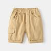 Pantalones cortos casuales de verano para niños, pantalones casuales para bebés, pantalones cortos de media longitud, nuevos pantalones cortos de cintura media de estilo coreano 2023