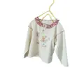 Camiseta Infantil Estilo Coreano Estampa Fofa de Ursinho Desenho Animado Manga Longa T2026 Nova Roupa Base Estilosa para Primavera e Outono para Crianças e Bebês