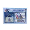 Set de Caja de Regalo de Dibujos Animados de Stitch Lindo Cuaderno de PU Pulsera de Perlas Combinación de Accesorios Caja de Regalo para Niñas y Estudiantes