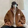Moletom cardigã novo para primavera e outono de 2026, jaqueta com capuz solta estilo americano da moda para homens e mulheres, novo estilo popular para o inverno