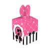 Caja de dulces con estampado de dibujos animados para decoración de fiestas infantiles, caja de refrigerios, caja de embalaje variada, caja de manzana, 6 piezas