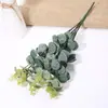 Luke Plantas Verdes Simuladas Folhas de Eucalipto Atacado Decoração de Cenário para Auditório de Casamento Flores Artificiais Decoração de Estrada de Engenharia