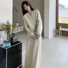 Shanlida Di Conjunto Falso de Dos Piezas Pantalones Anchos Conjunto para Mujer Primavera Otoño 2026 Nuevo Estilo Conjunto de Dos Piezas Estilo Coreano Casual Versátil