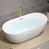 Baño Hogar Apartamento Pequeño Individual Acrílico Adulto Sin Costuras Una Pieza Hotel Gama Alta Bañera Independiente Bañera