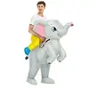Disfraz inflable de dinosaurio personalizable traje de tiburón alienígena Halloween disfraz divertido para actuación decoración de fiesta