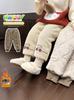 Pantalones de Algodón para Niñas Invierno Engrosado 2024 Nuevo Pantalón Acolchado de Tres Capas para Niños Ropa de Invierno para Bebé A Pantalones para Invierno