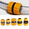 Conector rápido de plástico accesorios para lavado de autos tubería de agua de cuatro puntos con agua conectada a agua para lavado de autos de alta presión manguera de 4 puntos 6 una pulgada