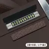 Placa de Estacionamento Temporário de Liga Oculta, Placa de Veículo em Movimento Montada no Carro, Design Criativo Personalizado de Metal com Suporte Adesivo para Instalação Estável