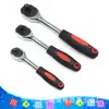 Llave de Carraca Dabashou Mango de Sonrisa Rojo y Negro de 24 Dientes Socket Transfronterizo de Dos Vías Rápida Grado Industrial Mecánico de Automóviles