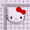 Gato Kt Estéreo Grande Lazo Accesorios de Silicona Suave Parche Imán para Refrigerador Decoración Pegamento Suave de PVC Accesorios DIY