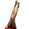 Pantalones Leggings Transparentes Flocked con Forma de Corazón Otoño e Invierno Medias Transparentes Falsas Flocked de Lunares Otoño Negro Transparentes Gruesos de Forro Polar