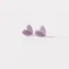 Adornos de Cerámica Patrón Duro Aretes de Amor Color Caramelo Pequeño Fresco Estudiante Mujeres Pequeño Simple Puesto Puesto Puesto Puesto Suministro