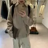 Suéter de punto holgado para hombre con cuello en V, informal y de corte amplio, perfecto para otoño e invierno, con un estilo vintage "old money", venta al por mayor desde una fábrica transfronteriza