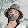 Chapéu de Sol Novo Estilo, Chapéu de Pescador, Chapéu com Máscara Integrada, Chapéu de Sol Versátil com Proteção UV para o Verão, Proteção Solar e Cobertura Facial
