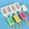 4 peças Diamond amor sorvete silicone molde diy vários sorvete de chocolate sorvete série molde de silicone