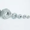Suministro de fábrica GB6170-GB52 tuerca hexagonal galvanizada en caliente grado 8.8 tuerca de acero al carbono galvanizada en caliente tuerca