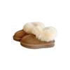 Botas de Nieve de Cuero Genuino para Niños Invierno Boca de Lana de Cordero Zapatos de Algodón para Bebé Estilo Coreano con Forro Polar Zapatos de Pan Gruesos Modernos para Niños y Niñas