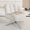 Sillón Giratorio Perezoso Ins Anillo Dewey Silla de Ocio Sala de Estar Balcón Silla Sofá de Ocio Silla Individual de Diseñador