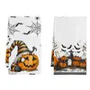 Toalha Estampada de Halloween Amazon Padrão de Abóbora de Terror Toalha Quadrada Absorvente Atmosfera de Festival Fantasma Toalha de Mão Durável