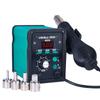 Yihua 959D Estação de solda de pistola de ar quente com temperatura ajustável Estação de solda para reparo de computador e celular Estação de solda de ar quente com tela digital Estação de solda de ar quente com temperatura constante