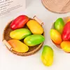 Fruta de simulación espuma mango falso mango rojo y amarillo modelo de fruta juguetes de educación temprana accesorios para disparos decoración de tienda de frutas