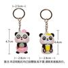 5506 # Llavero de Panda con Piruleta Bebiendo Regalo Promocional Colgante Regalo del Día del Maestro
