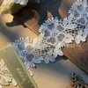Ropa de Encaje para Mujer Accesorios de Encaje Accesorios de 8 cm Código de Barras Blanco Hogar Decoración Suave Encaje de Malla Malla