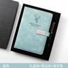 Caderno com Fivela Magnética A5 Bloco de Notas Executivo Diário com Cabeça de Veado Conjunto de Atas de Reunião B5 Logo Personalizado