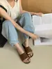 Pantuflas de Estilo Francés sin Cordones para Mujer, Nuevas Sandalias Casuales de Vacaciones Verano 2026, Sandalias Planas de Tacón Alto