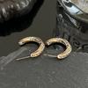Brincos Cool Sa New Retro Light Luxury Zircon Exquisite Brincos de Nicho Distintivo da Moda Brincos de Design de Alta Qualidade para Mulheres