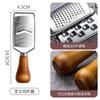 Madera de Acacia Acero Inoxidable 304 Mini Rallador de Queso Rallador de Queso Vertical Doméstico Gadget de Cocina Rallador de Limón