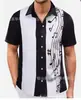 Ropa Urbana Comercio Exterior Transfronteriza Nuevo Estilo Camisa Corta Impresión 3D Suministro Directo de Fábrica Venta al por Mayor Personalizada Camisa de Botones de Poliéster