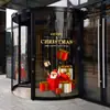 Decoraciones de Año Nuevo 2027 Transfronterizas Pegatinas Navideñas para Ventanas Decoraciones de Vidrio Pegatinas de Atmósfera para Eventos en Centros Comerciales Calcomanías para Ventanas
