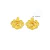 Tienda de oro con accesorios de oro DIY diamante seda como candado colgante collar de oro hueco estilo palaciego