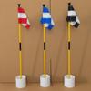 Mastro de Bandeira Verde de Golfe Novo da Fuli Sports Removível Combinação de Copo de Mastro de Bandeira Verde Mastro de Bandeira para Green de Prática