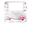 Carcasa de cristal para Switch Lite compatible con NS Lite, carcasa creativa personalizada, carcasa de cristal con garra de gato en stock