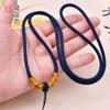 Cordón de nudo plano grueso para llevar, colgante de jade jade, cera de abejas, joyería hecha a mano, cuerda para hombres y mujeres, cordón colgante de 3 mm, venta al por mayor